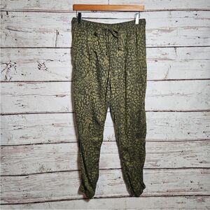Nicole Miller Animal Print Jogger Pants XS